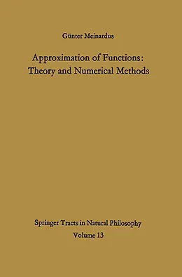 E-Book (pdf) Approximation of Functions: Theory and Numerical Methods von Günter Meinardus