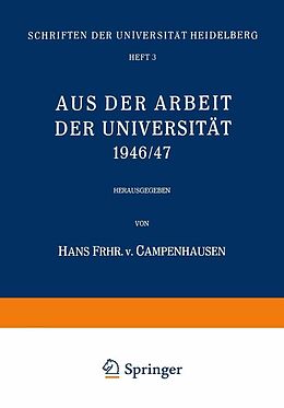 E-Book (pdf) Aus der Arbeit der Universität 1946/47 von 