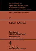 E-Book (pdf) Berechnung optimaler Steuerungen von H. Bauer, K. Neumann