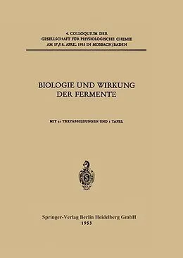 E-Book (pdf) Biologie und Wirkung der Fermente von Konrad Lang, Theodor Bücher, E. C. Slater
