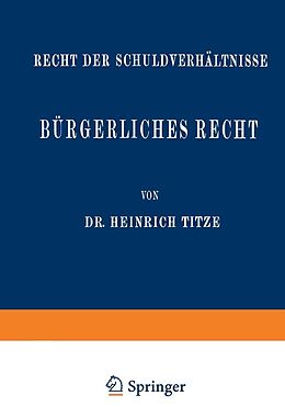 E-Book (pdf) Bürgerliches Recht von Heinrich Titze