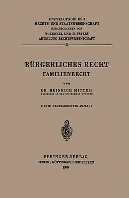 E-Book (pdf) Bürgerliches Recht von Heinrich Mitteis