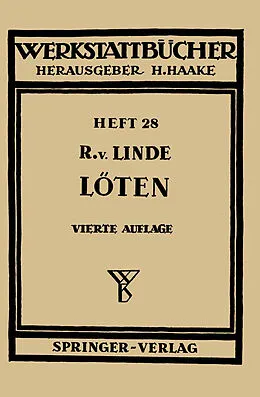 E-Book (pdf) Das Löten von R.v. Linde