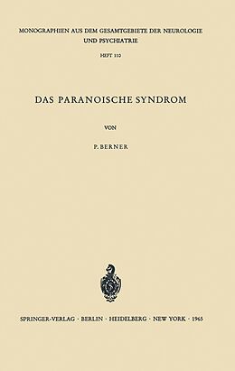 E-Book (pdf) Das Paranoische Syndrom von Peter Berner