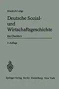 E-Book (pdf) Deutsche Sozial- und Wirtschaftsgeschichte von Friedrich Lütge