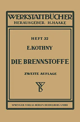 E-Book (pdf) Die Brennstoffe von E. Kothny