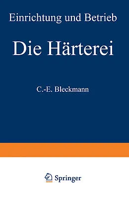 E-Book (pdf) Die Härterei von C.-E. Bleckmann