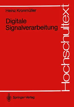 E-Book (pdf) Digitale Signalverarbeitung von Heinz Kronmüller