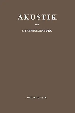 E-Book (pdf) Einführung in die Akustik von F. Trendelenburg
