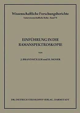 E-Book (pdf) Einführung in die Ramanspektroskopie von Josef Brandmüller, Heribert Moser