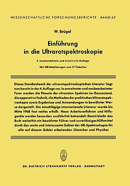E-Book (pdf) Einführung in die Ultrarotspektroskopie von W. Brügel