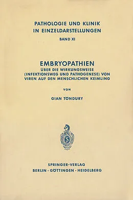 E-Book (pdf) Embryopathien von G. Töndury