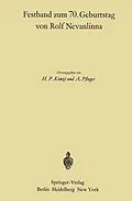 E-Book (pdf) Festband zum 70. Geburtstag von Rolf Nevanlinna von 