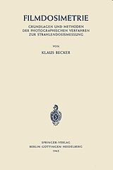 E-Book (pdf) Filmdosimetrie von Klaus Becker