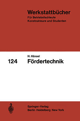 E-Book (pdf) Fördertechnik von H. Hänsel