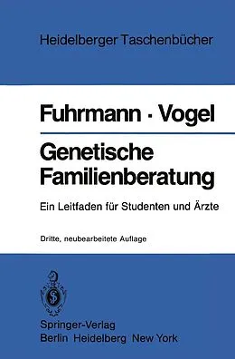 E-Book (pdf) Genetische Familienberatung von Walter Fuhrmann, Friedrich Vogel