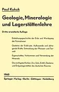 E-Book (pdf) Geologie, Mineralogie und Lagerstättenlehre von Paul Kukuk