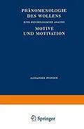 E-Book (pdf) Phänomenologie des Wollens von A. Pfänder
