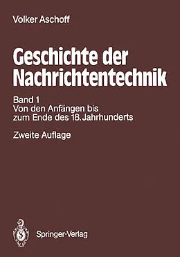E-Book (pdf) Geschichte der Nachrichtentechnik von Volker Aschoff