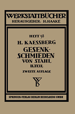 E-Book (pdf) Gesenkschmieden von Stahl von H. Kaessberg