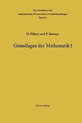 E-Book (pdf) Grundlagen der Mathematik I von David Hilbert, Paul Bernays