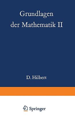 E-Book (pdf) Grundlagen der Mathematik II von David Hilbert, Paul Bernays
