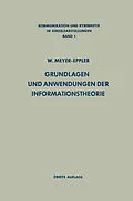 E-Book (pdf) Grundlagen und Anwendungen der Informationstheorie von Werner Meyer-Eppler