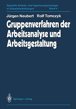 E-Book (pdf) Gruppenverfahren der Arbeitsanalyse und Arbeitsgestaltung von Jürgen Neubert, Rolf Tomczyk