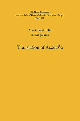E-Book (pdf) Handbook for Automatic Computation von Albert A. Grau, U. Hill, H. Langmaack