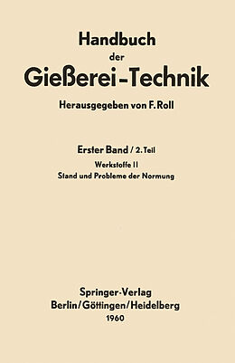 Kartonierter Einband Handbuch der Gießerei-Technik von 