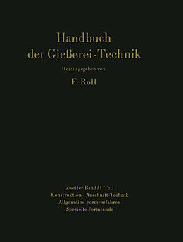 Kartonierter Einband Handbuch der Gießerei-Technik von 