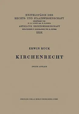 E-Book (pdf) Kirchenrecht von Erwin Ruck