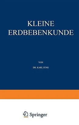 E-Book (pdf) Kleine Erdbebenkunde von Karl Jung