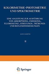 E-Book (pdf) Kolorimetrie · Photometrie und Spektrometrie von G. Kortüm