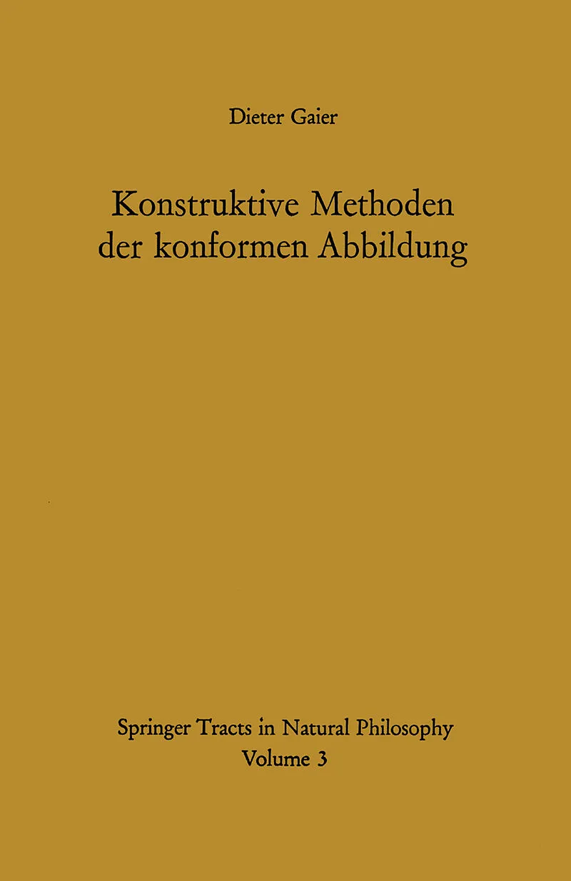 Konstruktive Methoden der konformen Abbildung