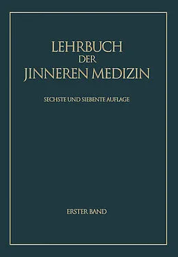 E-Book (pdf) Lehrbuch der inneren Medizin von Herbert Assmann, G.v. Bergmann, R. Doerr