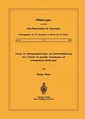 E-Book (pdf) Lösung von Bewegungsgleichungen und Kontinuitätsgleichung der F-Schicht mit speziellen Anwendungen auf erdmagnetische Baistörungen von R. Rüster