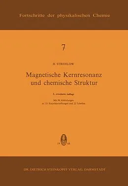 E-Book (pdf) Magnetische Kernresonanz und Chemische Struktur von H. Strehlow