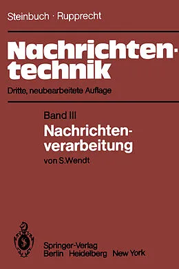 E-Book (pdf) Nachrichtentechnik von Karl Steinbuch, Werner Rupprecht, S. Wendt