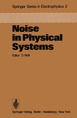 Couverture cartonnée Noise in Physical Systems de 