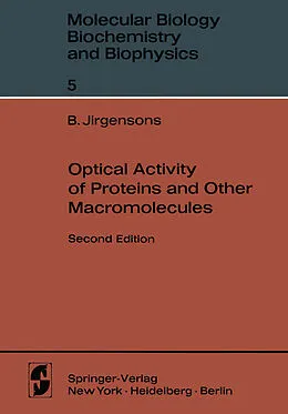 E-Book (pdf) Optical Activity of Proteins and Other Macromolecules von Bruno Jirgensons