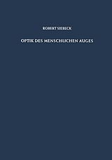 E-Book (pdf) Optik des Menschlichen Auges von Robert Siebeck