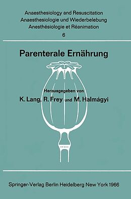 E-Book (pdf) Parenterale Ernährung von 