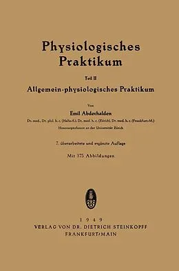 E-Book (pdf) Physiologisches Praktikum von Emil Abderhalden