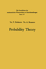 Couverture cartonnée Probability Theory de Jurij Anatol'evic Rozanov, Jurij Vasil'evic Prohorov