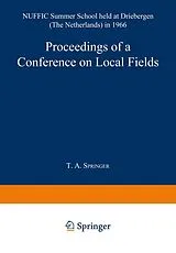 Kartonierter Einband Proceedings of a Conference on Local Fields von