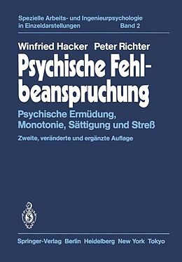 E-Book (pdf) Psychische Fehlbeanspruchung von Winfried Hacker, P. Richter