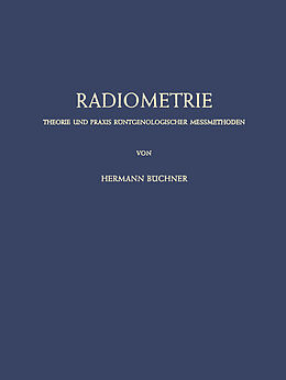 Kartonierter Einband Radiometrie von Hermann Büchner