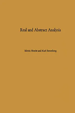 E-Book (pdf) Real and Abstract Analysis von E. Hewitt, K. Stromberg