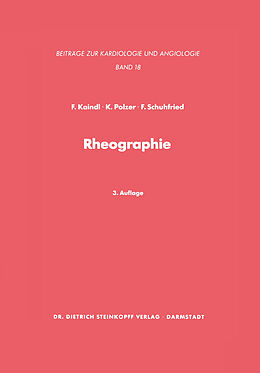 Kartonierter Einband Rheographie von F. Kaindl, K. Polzer, F. Schuhfried